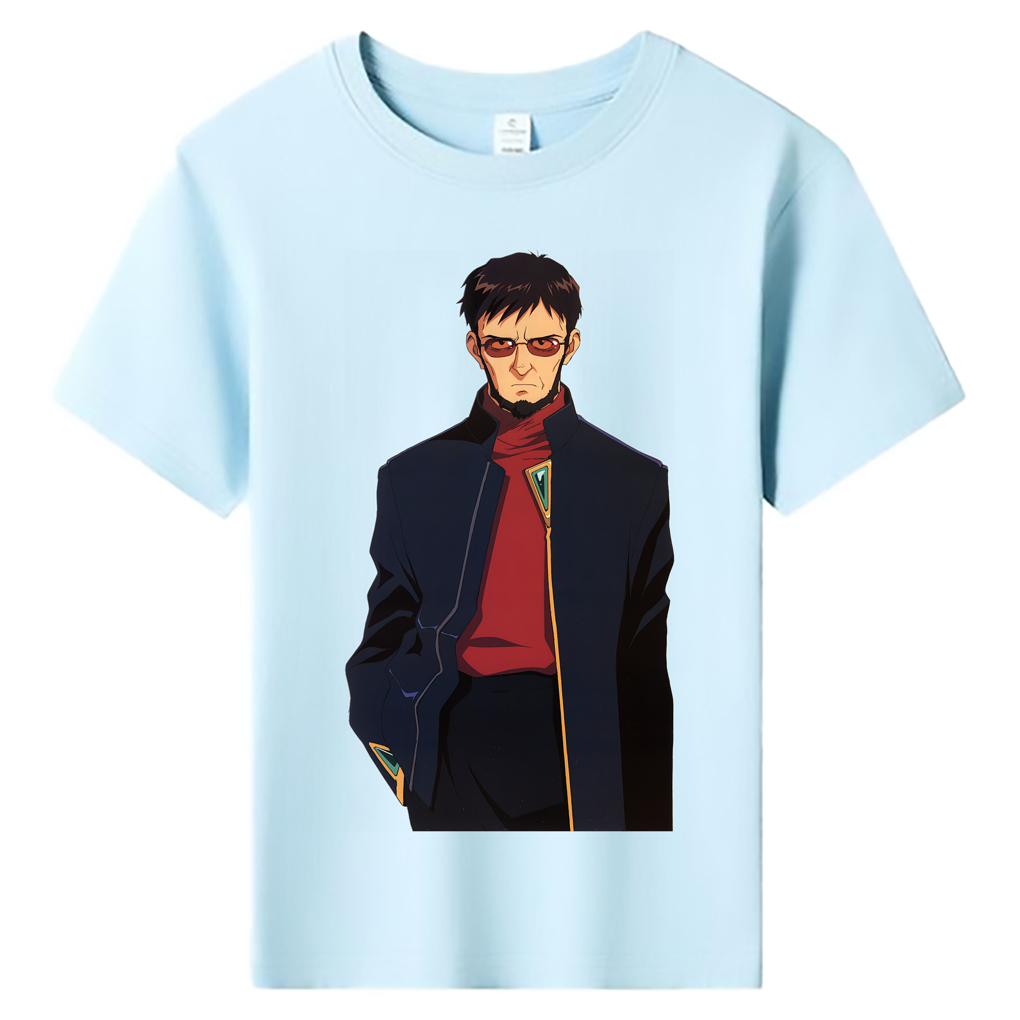 （画像用） EVA 新世紀エヴァンゲリオン 綿100％キッズTシャツ（フロントプリント）